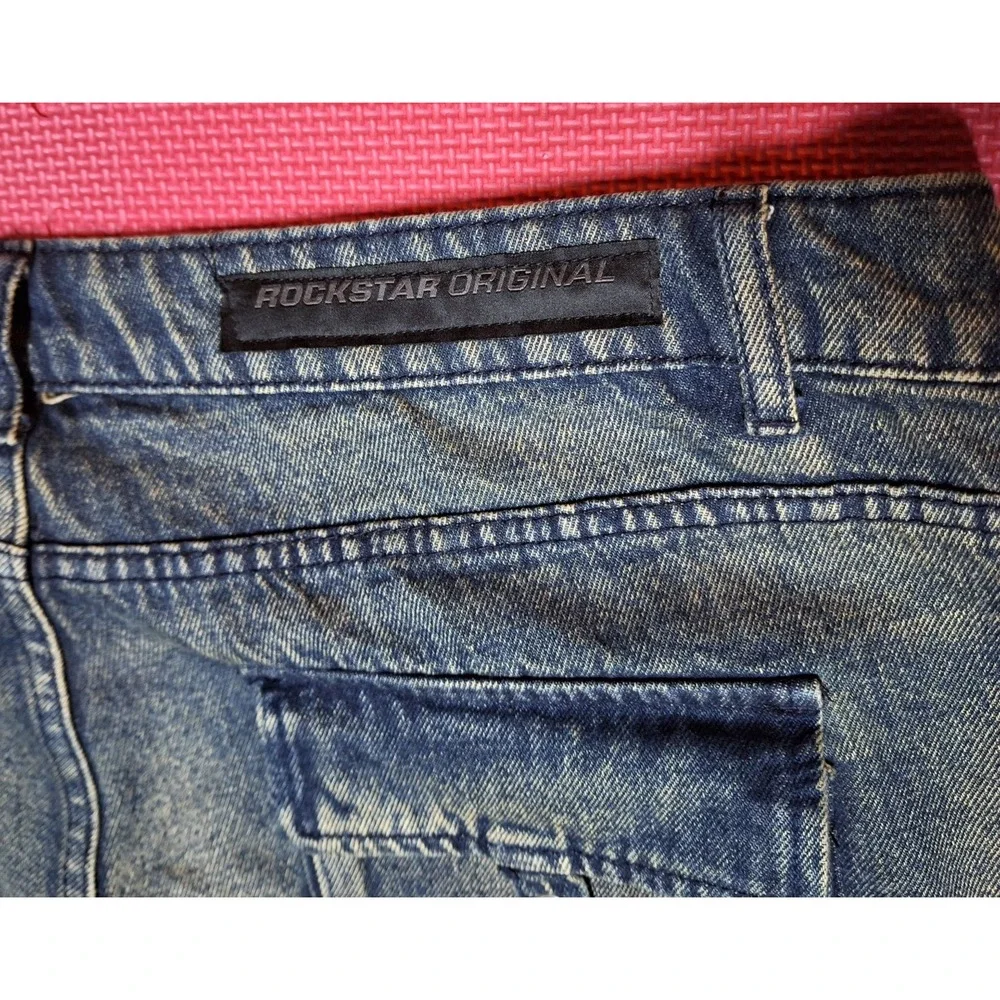Rockstar Original RSM250 Baggy Fit Jeans convertible Zip-Off Pants Size 40 Men's